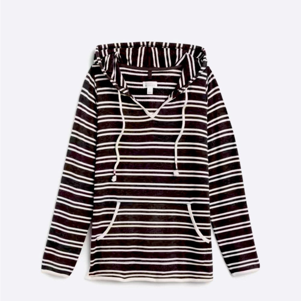Market & Spruce Pocket Hooded Knit Top. Size large